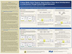 Probing Middle School Students` Understanding of