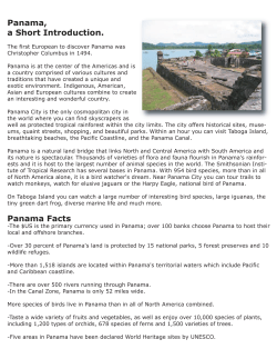 Panama, a Short Introduction. Panama Facts
