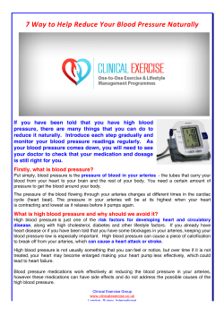7 Way to Help Reduce Your Blood Pressure