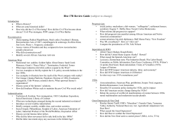 Exam Review Guide - Matthew Garrett, PhD