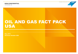 OIL AND GAS FACT PACK USA