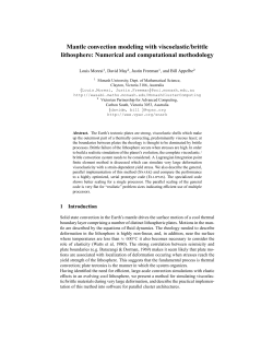 Mantle convection modeling with viscoelastic/brittle lithosphere