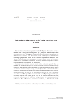 Study on factors influencing the level of capital