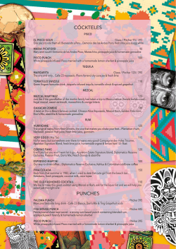 c&oacute;ckteles punches