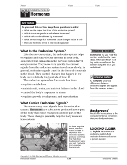 Hormones 1 - TeacherWeb