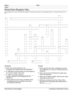 Richard Nixon Biography Video