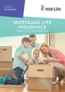 mortgage life insurance