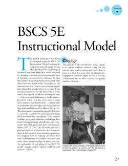 BSCS 5E Instructional Model - National Science Teachers Association