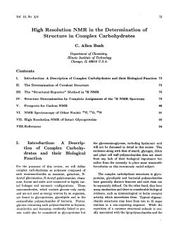 Bull. Magn. Reson., 10 (3-4) - Weizmann Institute of Science