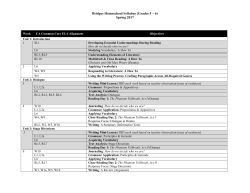 5th &ndash; 6th Grade Homeschooling Program syllabus