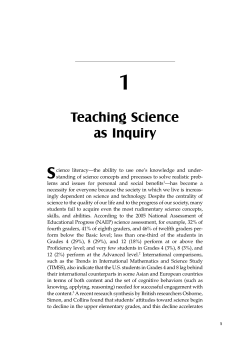 Teaching Science as Inquiry