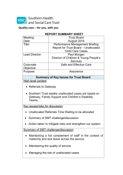 8i) Unallocated Cases Report for TB Aug 2016