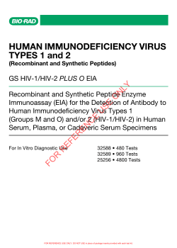 GS HIV 1/HIV 2 Plus O EIA