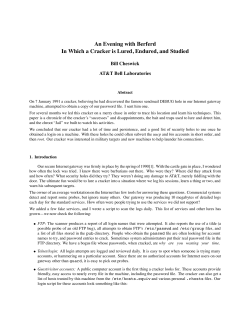 An Evening with Berferd In Which a Cracker is Lured, Endured, and