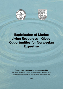 Exploitation of Marine Living Resources &ndash; Global