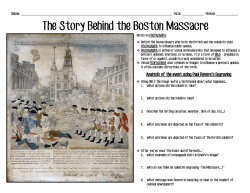 The Story Behind the Boston Massacre