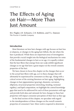 The Effects of Aging on Hair&mdash;More Than Just Amount