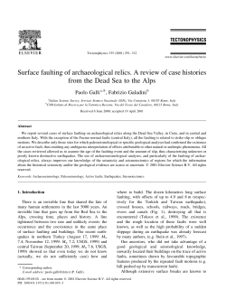 Surface faulting of archaeological relics. A review of case