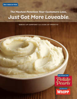 The Mashed Potatoes Your Customers Love, Just Got More