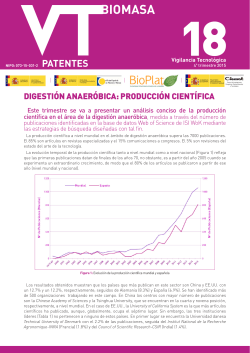 Boletin Vigilancia Tecnol&oacute;gica Biomasa (4&ordm;trimestre 2015)