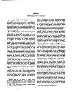 demographic models - the United Nations