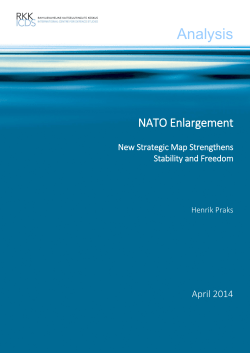 NATO Enlargement  - International Centre for Defence and