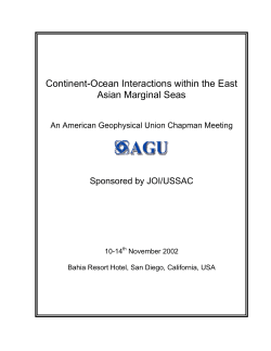 Continent-Ocean Interactions within the East Asian Marginal Seas