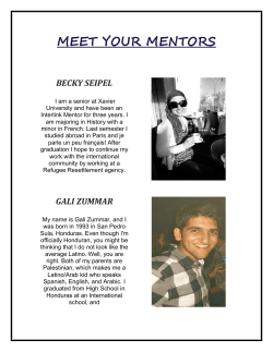 meet your mentors - Xavier University