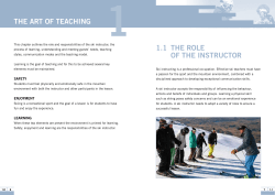 The Art of Teaching