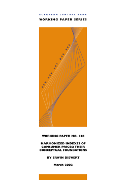 Harmonized indexes of consumer prices: their conceptual