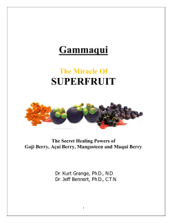 Super Fruits and their Benifits Book