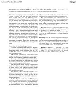 Photogeologic Mapping of Venera 13 and 14 Landing Site Region