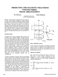 Predicting the Magnetic Field From Twisted Three-Phase