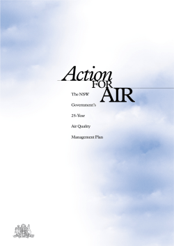 Action for Air - NSW EPA