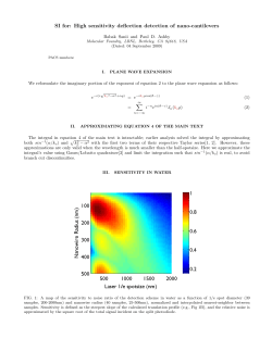 SI for: High sensitivity deflection detection of nano