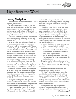 Light from the Word - apostolicchristian.org