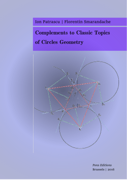 Complements to Classic Topics of Circles Geometry
