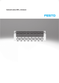 Solenoid valves MH1, miniature