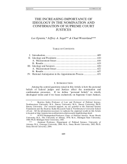the increasing importance of ideology in the