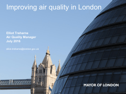 Improving air quality in London