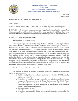 CAPR 123-1 IG Program with ICL 17-03