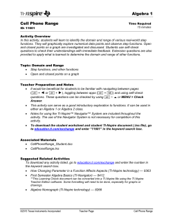 Teacher Notes PDF - TI Education