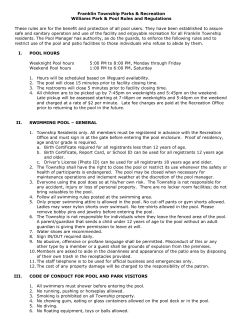 2017 Williams Pool Rules