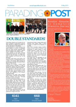 Parading Post Edition 2 - May 2015