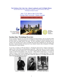 Sections One-Nine: Print All Sections - GSU Sociology