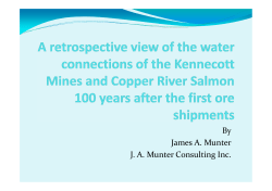 Munter A retrospective view of the water connections of the