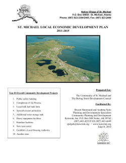 st. michael local economic development plan
