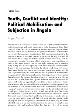 Youth, Conflict and Identity: Political