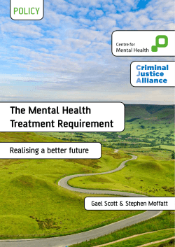 The Mental Health Treatment Requirement
