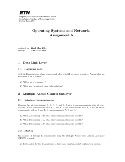 Operating Systems and Networks Assignment 5